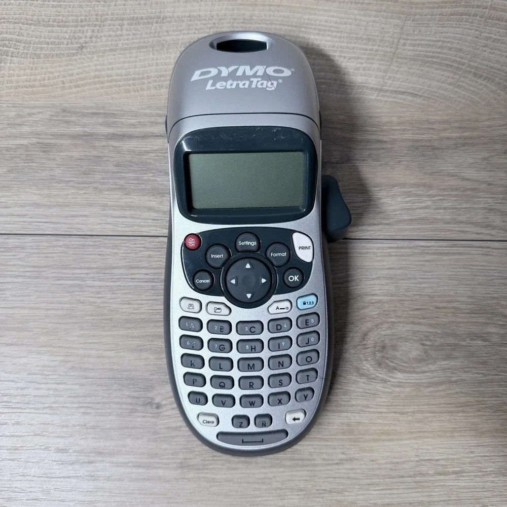 DYMO LetraTag LT-100H Handheld Label Maker Silver Office‎ Home Business - Tested